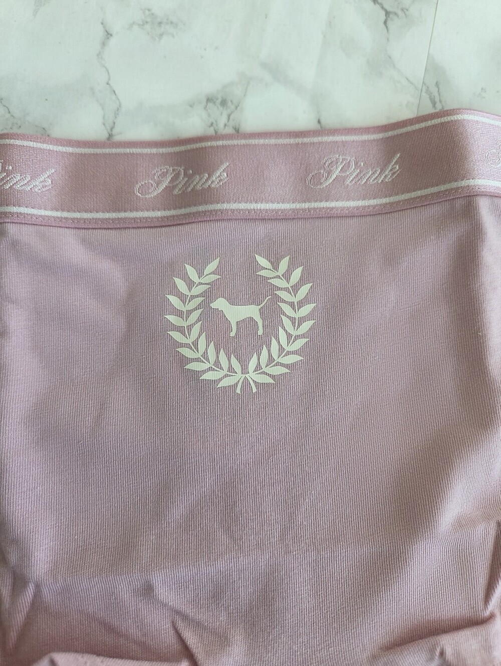 Victoria's Secret PINK Logo Cotton Boyshort Panties XL NWT